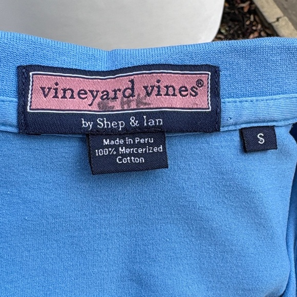 Vineyard Vines Men's Light Blue Polo Shirt - Picture 6 of 10